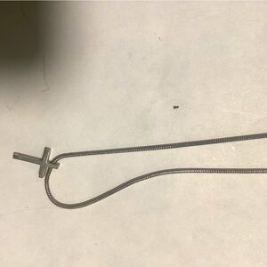 Silver Cross Necklace